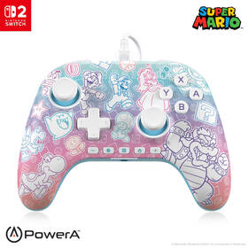 Gamepad PowerA Advantage - Nintendo Switch 2 - Super Mario, Mushroom Kingdom bílý

 obrázek produktu 1 z 9