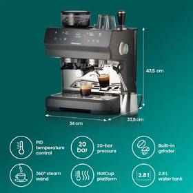Espresso Hisense HSACM20LP antracitový

 obrázek produktu 16 z 20