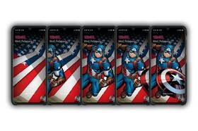 Kryt na mobil Samsung Smart Cover Captain America na Galaxy A50 modrý

 obrázek produktu 7 z 7