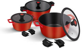 Kastrol s poklicí Lamart LT1172 černý/červený

 obrázek produktu 7 z 7