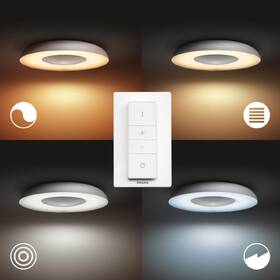 Stropní svítidlo Philips Still White Ambiance, kruhové 39cm hliník

 obrázek produktu 3 z 6