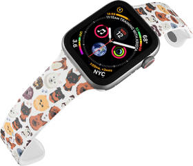 Řemínek Mi-Band na Apple Watch 42/44/45/49 mm - motiv Hafani, bílý 

 obrázek produktu 3 z 3