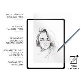 Tvrzené sklo FIXED PaperGlass na Apple iPad Pro 12.9" (2018/2020/2021/2022) 

 obrázek produktu 2 z 4