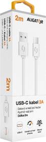 Kabel Aligator USB/USB-C, 2m bílý

 obrázek produktu 1 z 3