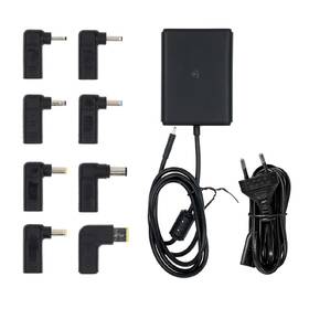 Napájecí adaptér Nedis GaN 100 W, univerzální, USB-C + 10 adaptérů černý

 obrázek produktu 2 z 6