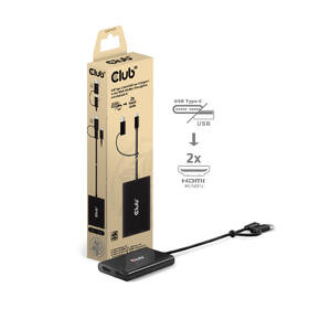 USB Hub Club3D USB na 2xHDMI 2.0, Dual Monitor, 4K60Hz (M/F) černý

 obrázek produktu 1 z 3