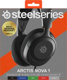 Headset SteelSeries Arctis Nova 1 černý

 obrázek produktu 6 z 8