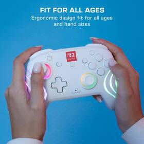 Gamepad Turtle Beach Afterglow Wave Wireless RGB, NS2 bílý

 obrázek produktu 9 z 10
