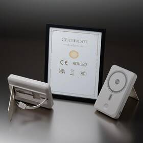 Powerbanka 3mk SafeCell 4in1 Semi-Solid 10000 mAh, 22.5 W, MagSafe, nabíjení Apple Watch šedá

 obrázek produktu 6 z 6