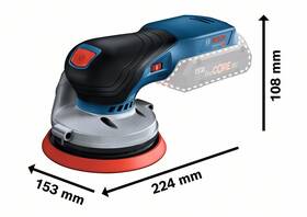 Excentrická bruska Bosch Professional GEX 18V-125 (bez baterie) 

 obrázek produktu 3 z 9
