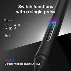 Pasivní pero XPPen X3 PRO Roller s držákem a rolovacím kolečkem černé

 obrázek produktu 3 z 7