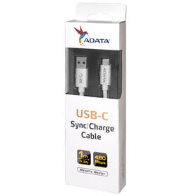 Kabel ADATA USB 2.0/USB-C, 1m, hliníkový bílý

 obrázek produktu 2 z 6