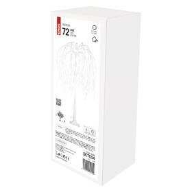 LED dekorace EMOS 72 NANO LED svítící stromek, 120 cm, venkovní i vnitřní, studená bílá 

 obrázek produktu 5 z 5