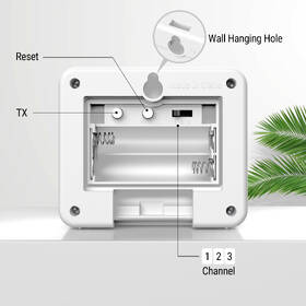Čidlo pro meteostanice ThermoPro TX-7C, pro TP280C, 868MHz bílá barva
