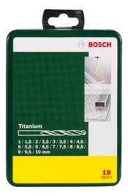Sada vrtáků Bosch HSS-R (19 ks) titanium

 obrázek produktu 1 z 1