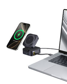 Bezdrátová nabíječka Baseus 2v1 PicoGo Series Qi2 67W MagSafe černá

 obrázek produktu 2 z 10