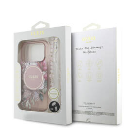 Kryt na mobil Guess IML Flowers Strap MagSafe na Apple iPhone 17 Pro růžový

 obrázek produktu 7 z 7