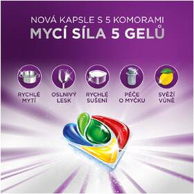 Kapsle do myčky Jar Platinum Plus 30 Minute Miracle (31 ks) 

 obrázek produktu 3 z 7