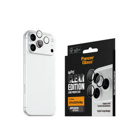 Tvrzené sklo PanzerGlass Hoops na Apple iPhone 18 Pro/Pro Max čiré černé

 obrázek produktu 2 z 4