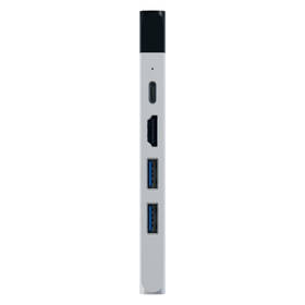 USB Hub Satechi USB-C PRO Hub (HDMI 4K, Pass Through Charging, 1x USB 3.0, 1x MicroSD, Ethernet) stříbrný

 obrázek produktu 6 z 12