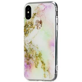 Kryt na mobil Bling My Thing Tresaure Unicorn/Gold Skull na Apple iPhone X, Swarovski 

 obrázek produktu 3 z 3