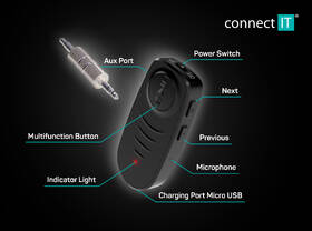 Redukce Connect IT bezdrátový audio receiver 

 obrázek produktu 2 z 3