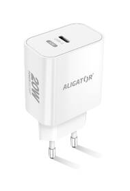 Nabíječka do sítě Aligator Power Delivery 20W, USB-C + USB-C kabel bílá

 obrázek produktu 1 z 6