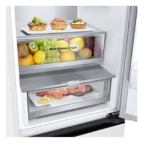 Chladnička s mrazničkou LG GBV5250CSW bílá barva
