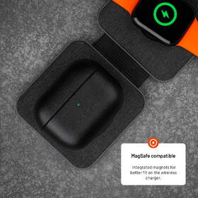 Pouzdro FIXED PodsLeather, MagSafe pro Apple AirPods Pro 2/Pro 2 (USB-C) černé

 obrázek produktu 5 z 8