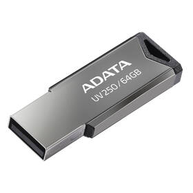 USB Flash ADATA UV250 64GB stříbrná barva
