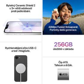 Mobilní telefon Apple 256 GB černý 

 obrázek produktu 5 z 7