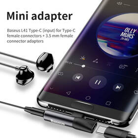 Redukce Baseus USB-C samec / USB-C samice /3,5mm Jack samice černá

 obrázek produktu 4 z 7