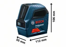 Křížový laser Bosch Professional GLL 2-10 

 obrázek produktu 1 z 7