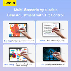 Stylus Baseus Smooth Writing 2 s bezdrátovým nabíjením bílý

 obrázek produktu 12 z 17