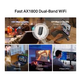 Wi-Fi adaptér Mercusys MA70XM AX1800 Wi-Fi 6 USB černý

 obrázek produktu 4 z 10