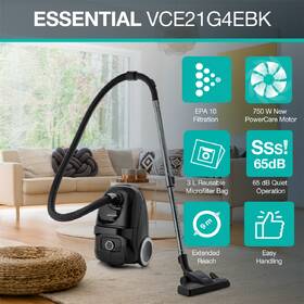 Podlahový vysavač Gorenje VCE21G4EBK G400 ESSENTIAL černý

 obrázek produktu 8 z 9