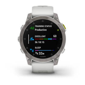 Chytré hodinky Garmin epix (Gen 2) Sapphire - Titan/White Silicone Band 

 obrázek produktu 1 z 12