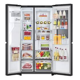 Americká lednice LG GSXE90EVAD černá barva
