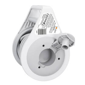 Kabel prodlužovací na bubnu Solight 2 zásuvky, USB A+C, 10m, 3x 1,0mm2 šedý/bílý

 obrázek produktu 4 z 5