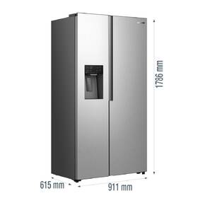Americká lednice Gorenje NRS917E61X nerez

 obrázek produktu 7 z 11