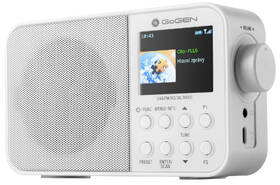 Radiopřijímač s DAB+ GoGEN DAB 500 BT C bílá barva
