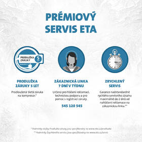Chladnička ETA 2549 90000E bílá barva
