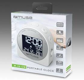 Budík MUSE M-09CW bílý

 obrázek produktu 2 z 2