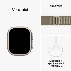 Chytré hodinky Apple GPS + Cellular, 49mm pouzdro z titanu - olivový alpský tah - M 

 obrázek produktu 8 z 8