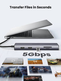 Dokovací stanice UGREEN USB-C/3×USB, SD, VGA, 3,5mm Jack, RJ45, HDMI šedá

 obrázek produktu 7 z 7