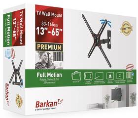 Držák TV Barkan BM331, polohovatelný, pro úhlopříčku 13" až 65", nosnost 40 kg 

 obrázek produktu 3 z 6
