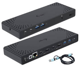 Dokovací stanice i-tec USB 3.0 / USB-C / Thunderbolt Dual Display, PD 100W 

 obrázek produktu 1 z 3