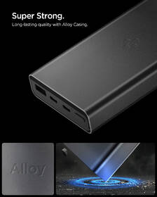 Powerbanka Spigen Essential 30 W, 20000 mAh černá

 obrázek produktu 3 z 6