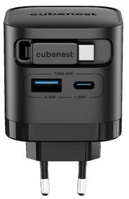 Nabíječka do sítě Cubenest PD GaN 65W 1xUSB-C/1xUSB-A černá

 obrázek produktu 2 z 11
