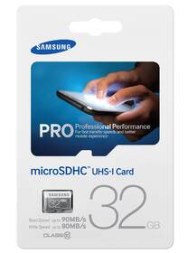 Paměťová karta Samsung 32GB UHS-I U1 (90MB/s)  + adapter 

 obrázek produktu 3 z 3